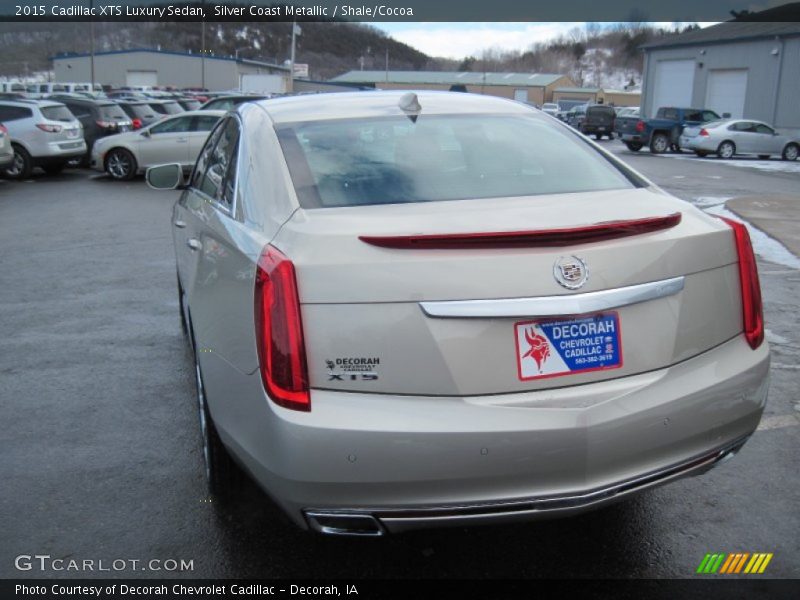 Silver Coast Metallic / Shale/Cocoa 2015 Cadillac XTS Luxury Sedan