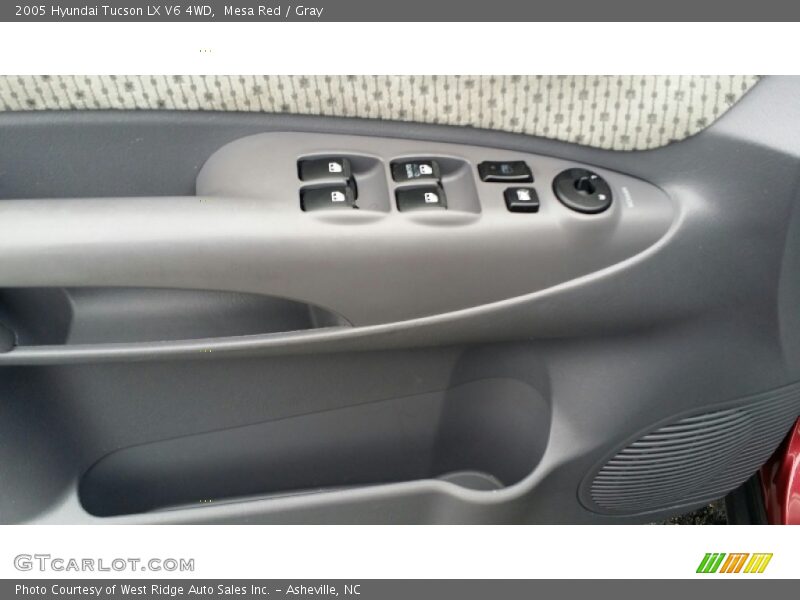 Mesa Red / Gray 2005 Hyundai Tucson LX V6 4WD
