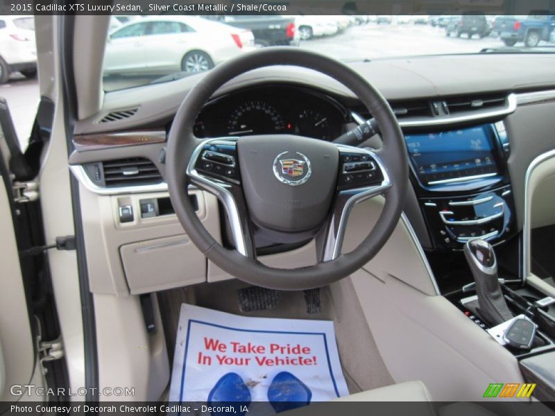 Silver Coast Metallic / Shale/Cocoa 2015 Cadillac XTS Luxury Sedan