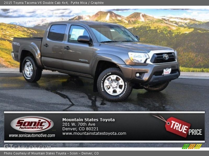 Pyrite Mica / Graphite 2015 Toyota Tacoma V6 Double Cab 4x4