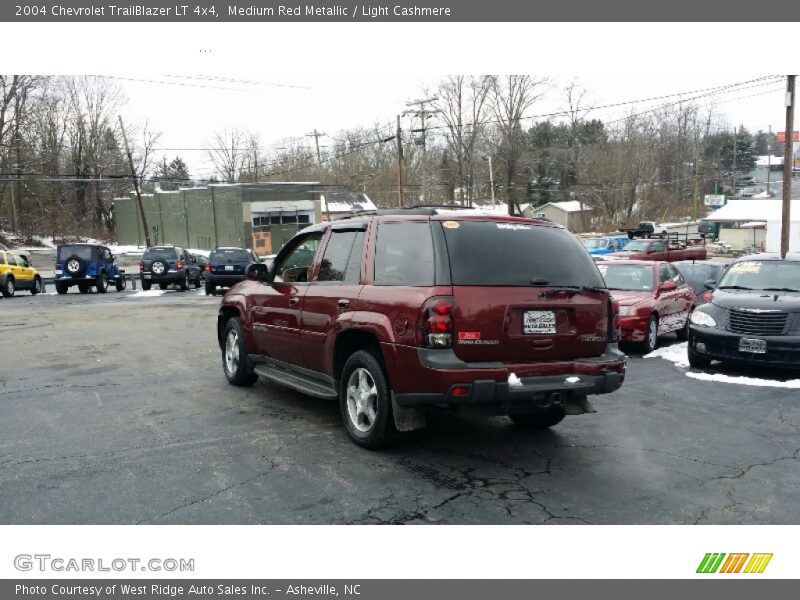 Medium Red Metallic / Light Cashmere 2004 Chevrolet TrailBlazer LT 4x4