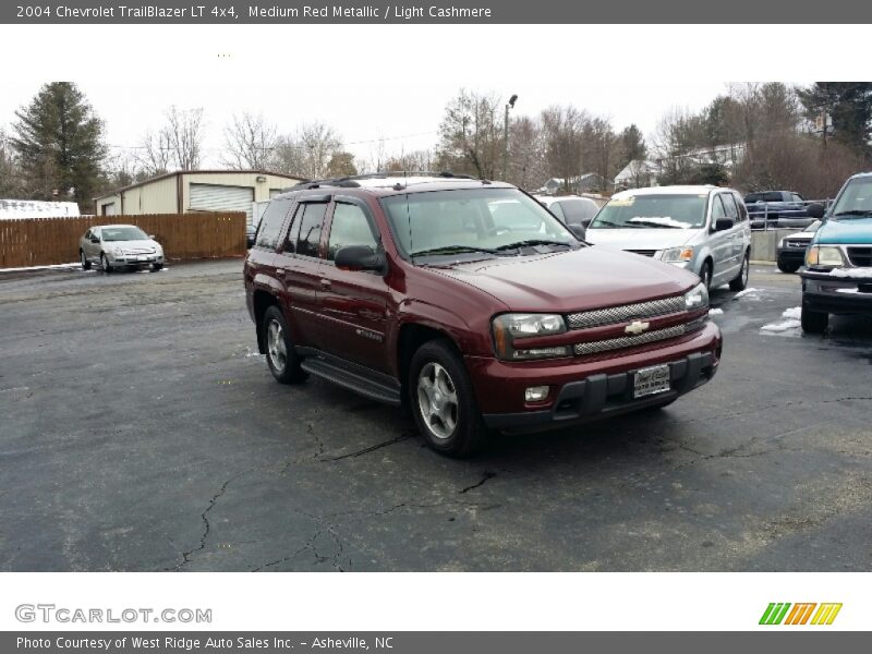 Medium Red Metallic / Light Cashmere 2004 Chevrolet TrailBlazer LT 4x4