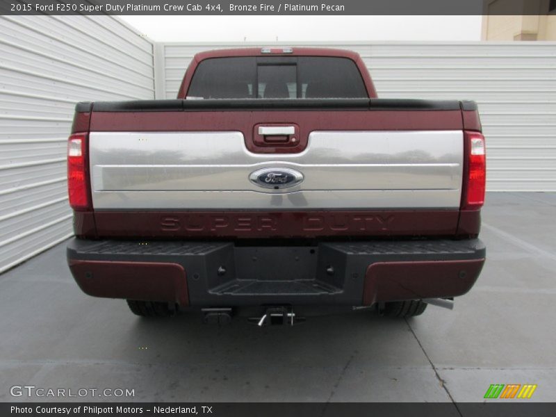 Bronze Fire / Platinum Pecan 2015 Ford F250 Super Duty Platinum Crew Cab 4x4