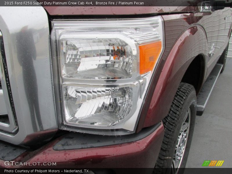 Bronze Fire / Platinum Pecan 2015 Ford F250 Super Duty Platinum Crew Cab 4x4