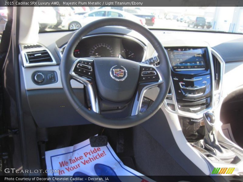 Majestic Plum Metallic / Light Titanium/Ebony 2015 Cadillac SRX Luxury AWD