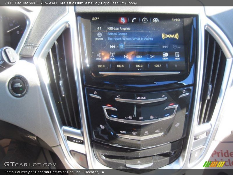 Majestic Plum Metallic / Light Titanium/Ebony 2015 Cadillac SRX Luxury AWD