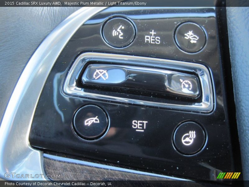 Majestic Plum Metallic / Light Titanium/Ebony 2015 Cadillac SRX Luxury AWD