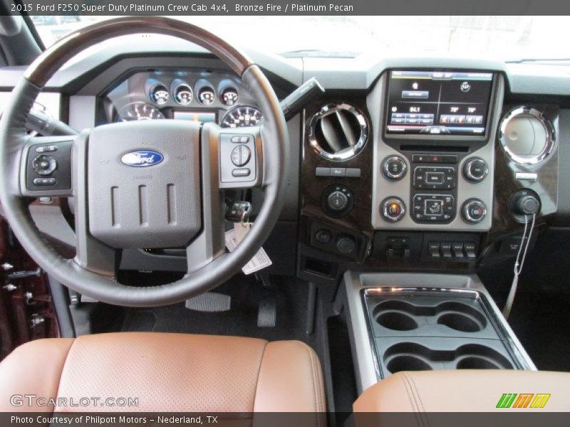 Bronze Fire / Platinum Pecan 2015 Ford F250 Super Duty Platinum Crew Cab 4x4