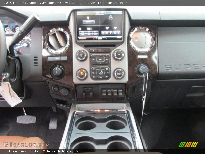 Bronze Fire / Platinum Pecan 2015 Ford F250 Super Duty Platinum Crew Cab 4x4