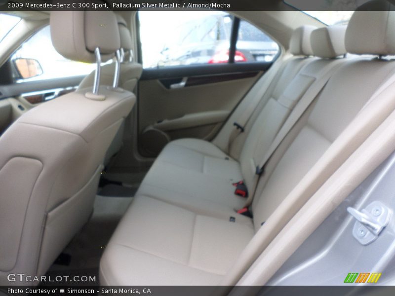 Palladium Silver Metallic / Almond/Mocha 2009 Mercedes-Benz C 300 Sport