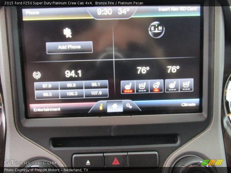 Bronze Fire / Platinum Pecan 2015 Ford F250 Super Duty Platinum Crew Cab 4x4