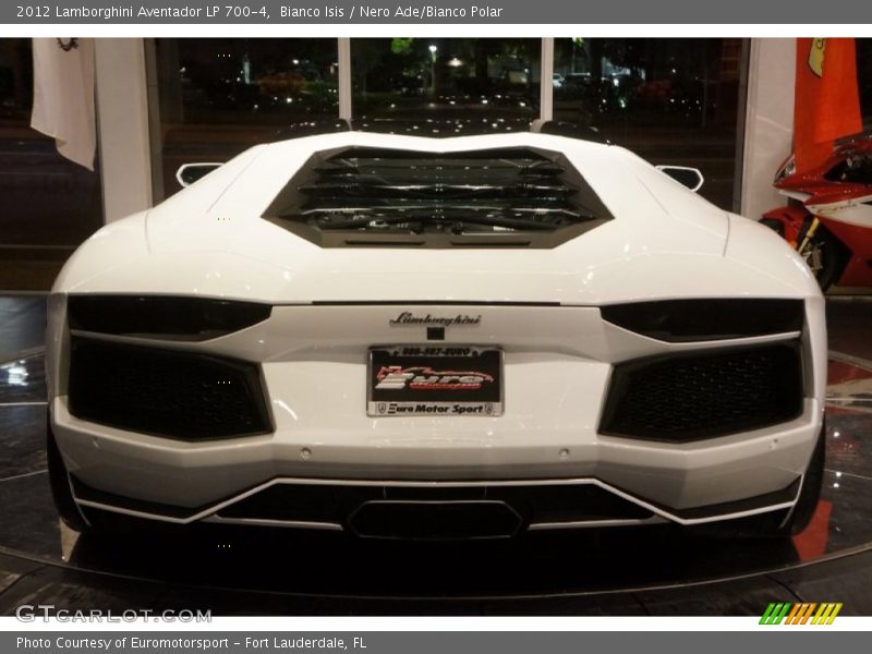 Bianco Isis / Nero Ade/Bianco Polar 2012 Lamborghini Aventador LP 700-4