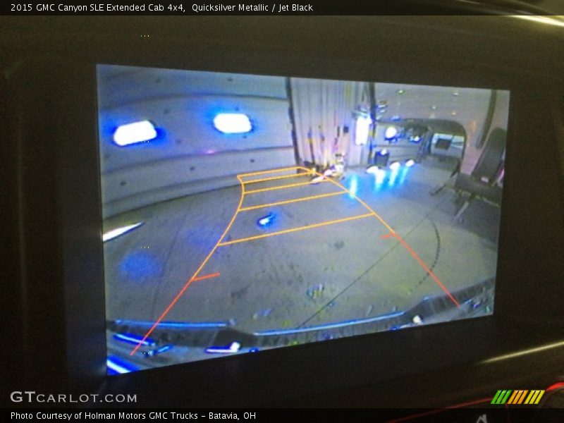 Quicksilver Metallic / Jet Black 2015 GMC Canyon SLE Extended Cab 4x4