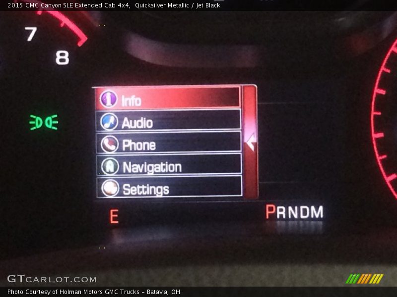 Quicksilver Metallic / Jet Black 2015 GMC Canyon SLE Extended Cab 4x4