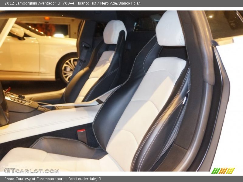 Bianco Isis / Nero Ade/Bianco Polar 2012 Lamborghini Aventador LP 700-4