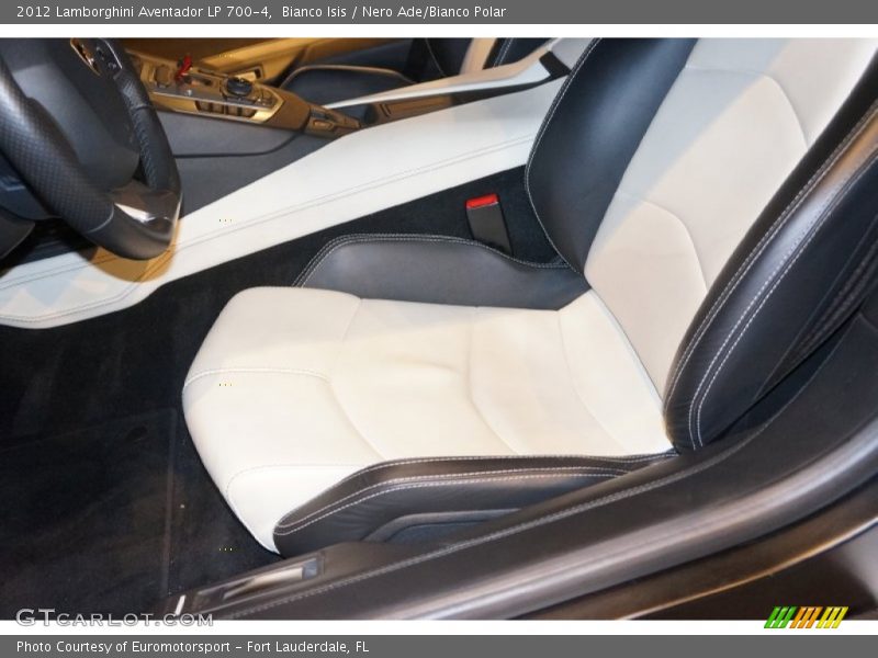 Bianco Isis / Nero Ade/Bianco Polar 2012 Lamborghini Aventador LP 700-4