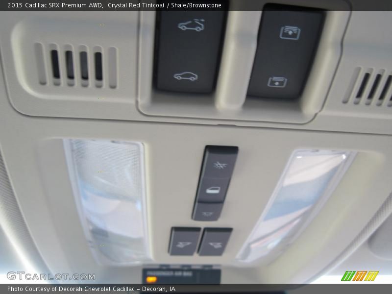 Crystal Red Tintcoat / Shale/Brownstone 2015 Cadillac SRX Premium AWD