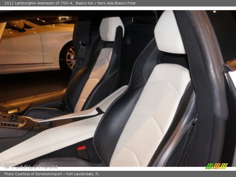 Bianco Isis / Nero Ade/Bianco Polar 2012 Lamborghini Aventador LP 700-4