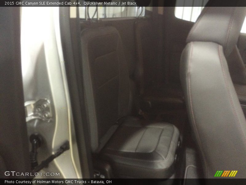 Quicksilver Metallic / Jet Black 2015 GMC Canyon SLE Extended Cab 4x4