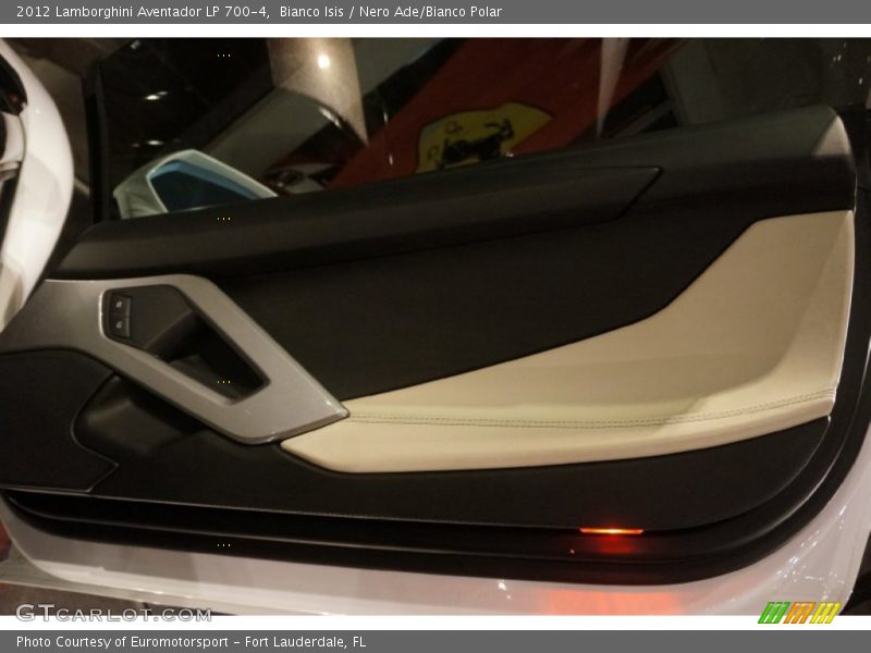 Bianco Isis / Nero Ade/Bianco Polar 2012 Lamborghini Aventador LP 700-4