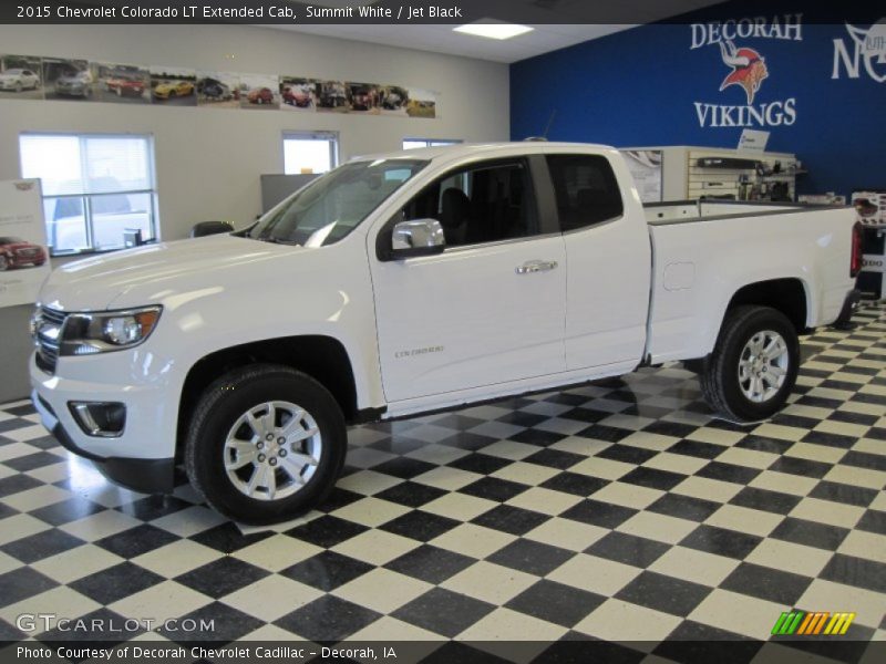 Summit White / Jet Black 2015 Chevrolet Colorado LT Extended Cab