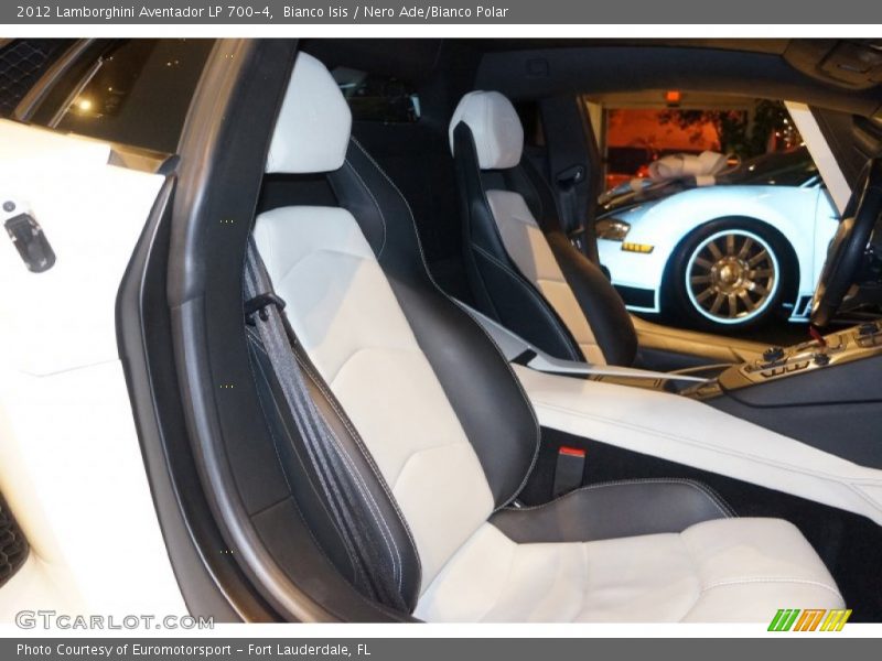 Bianco Isis / Nero Ade/Bianco Polar 2012 Lamborghini Aventador LP 700-4