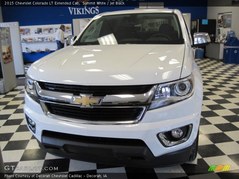 Summit White / Jet Black 2015 Chevrolet Colorado LT Extended Cab