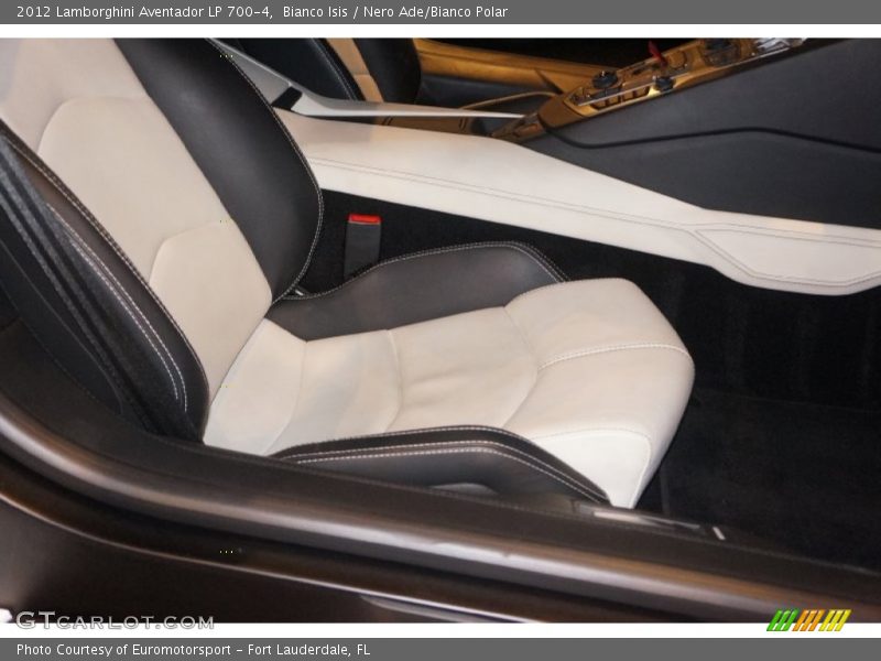 Bianco Isis / Nero Ade/Bianco Polar 2012 Lamborghini Aventador LP 700-4