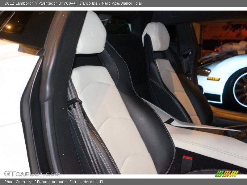 Bianco Isis / Nero Ade/Bianco Polar 2012 Lamborghini Aventador LP 700-4