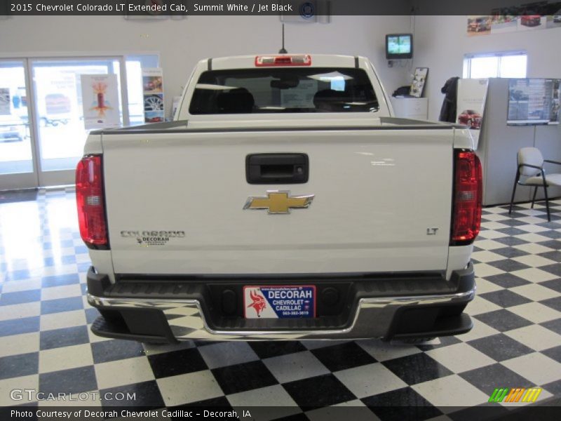 Summit White / Jet Black 2015 Chevrolet Colorado LT Extended Cab