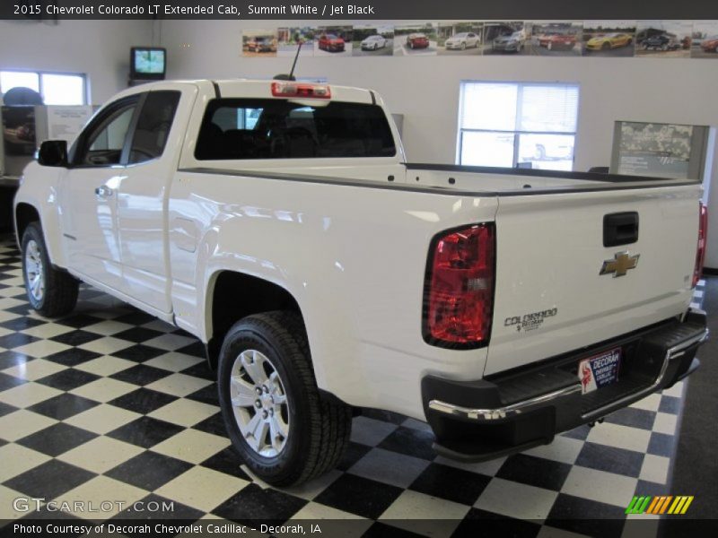 Summit White / Jet Black 2015 Chevrolet Colorado LT Extended Cab