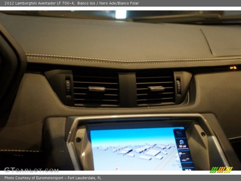 Bianco Isis / Nero Ade/Bianco Polar 2012 Lamborghini Aventador LP 700-4
