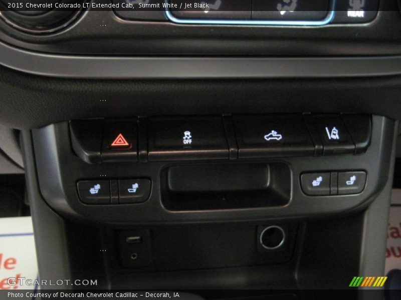 Summit White / Jet Black 2015 Chevrolet Colorado LT Extended Cab