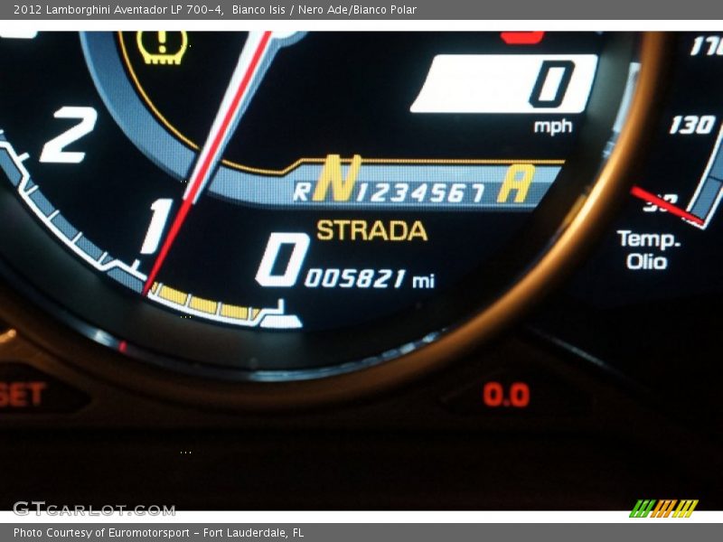  2012 Aventador LP 700-4 LP 700-4 Gauges