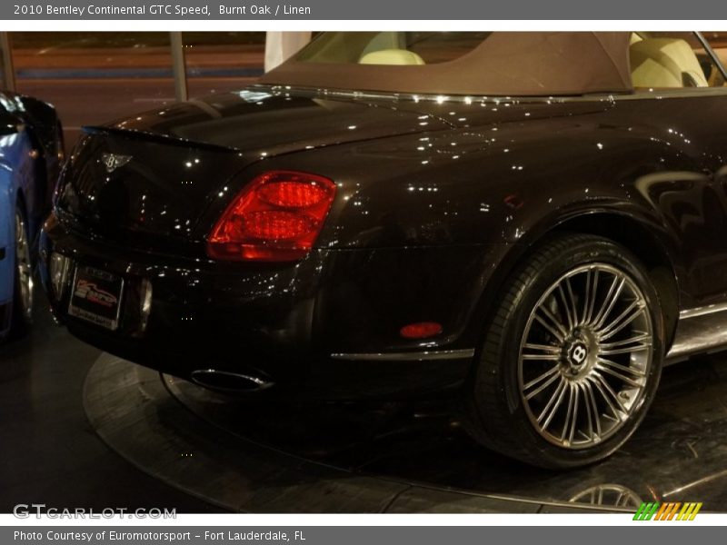 Burnt Oak / Linen 2010 Bentley Continental GTC Speed