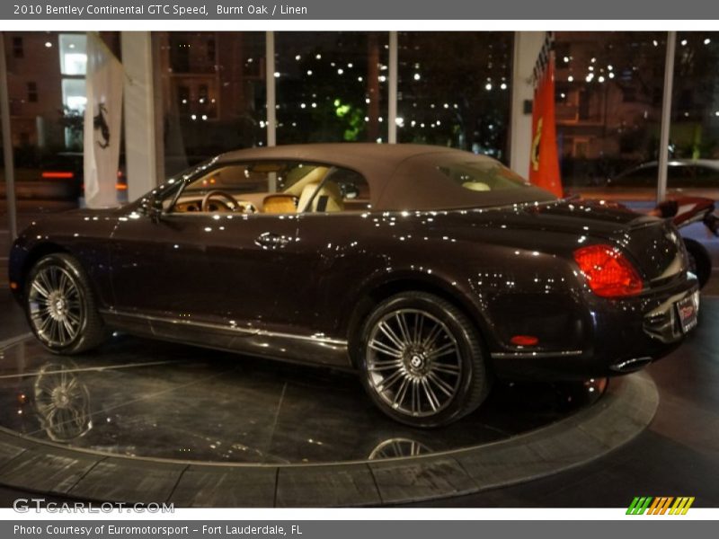 Burnt Oak / Linen 2010 Bentley Continental GTC Speed