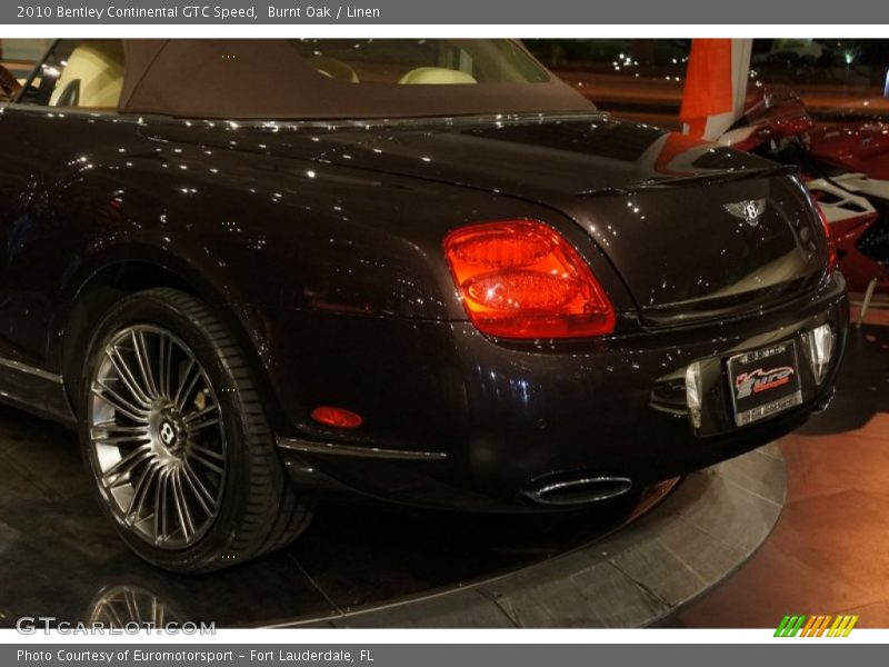 Burnt Oak / Linen 2010 Bentley Continental GTC Speed