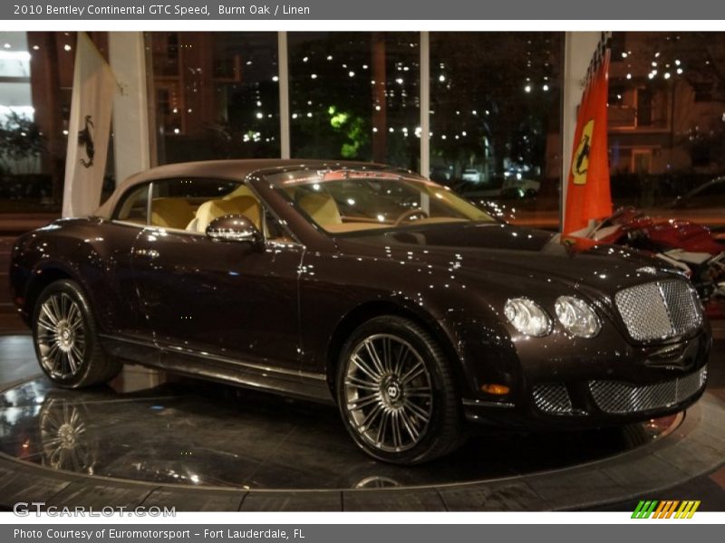 Burnt Oak / Linen 2010 Bentley Continental GTC Speed