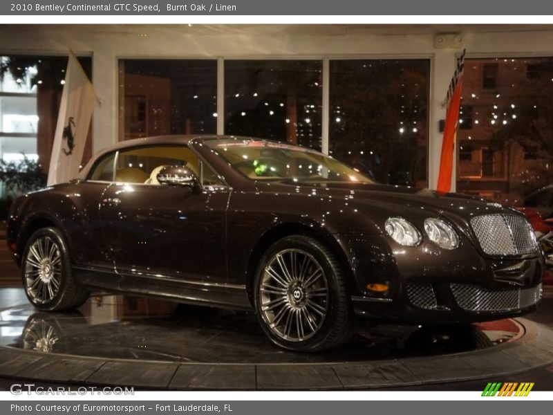 Burnt Oak / Linen 2010 Bentley Continental GTC Speed