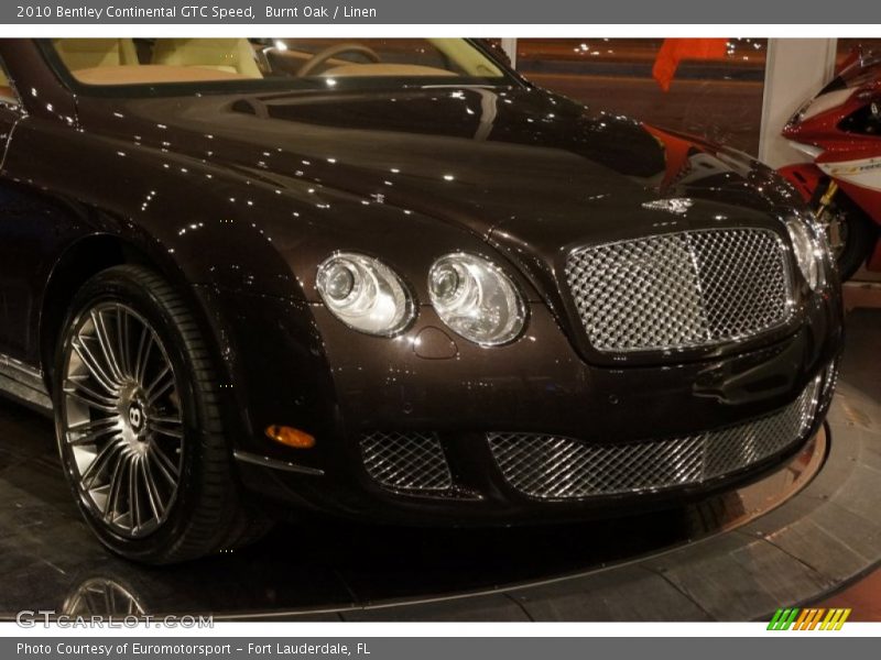 Burnt Oak / Linen 2010 Bentley Continental GTC Speed