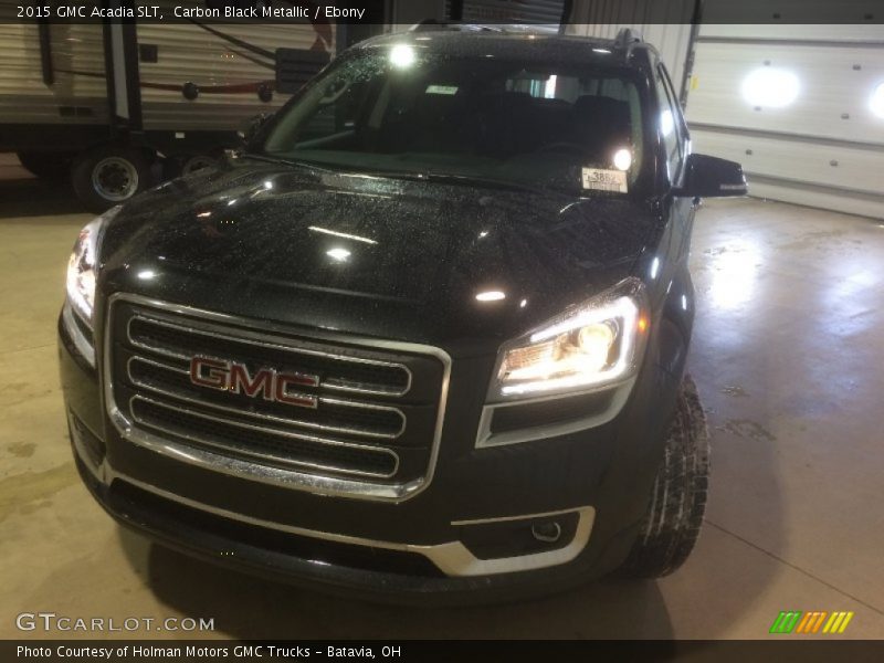 Carbon Black Metallic / Ebony 2015 GMC Acadia SLT