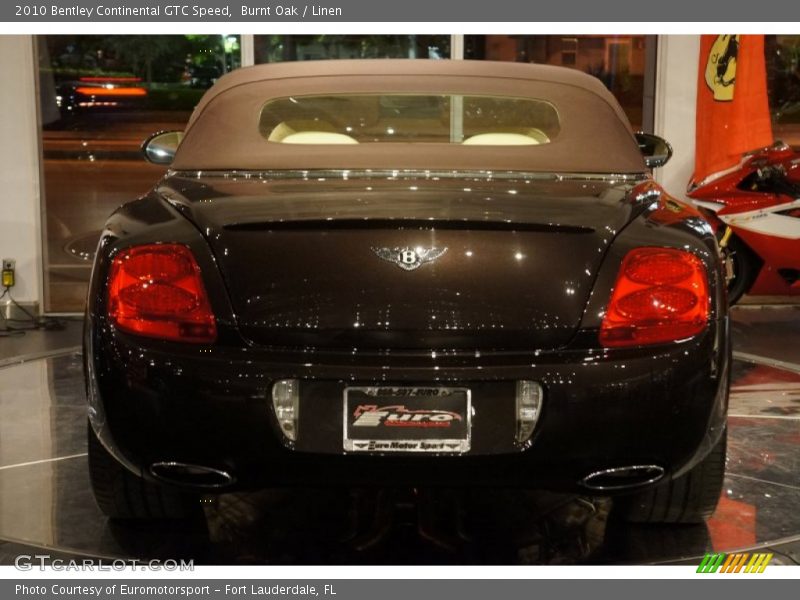 Burnt Oak / Linen 2010 Bentley Continental GTC Speed
