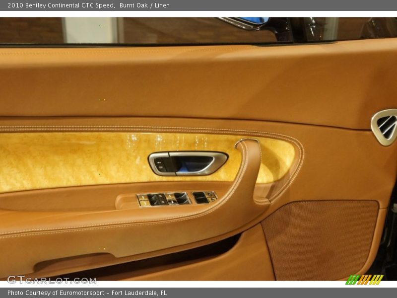 Burnt Oak / Linen 2010 Bentley Continental GTC Speed