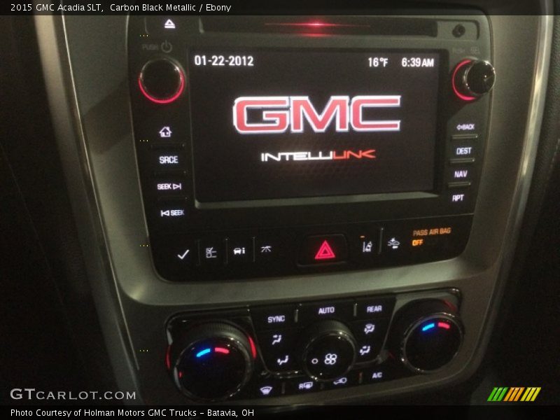 Carbon Black Metallic / Ebony 2015 GMC Acadia SLT