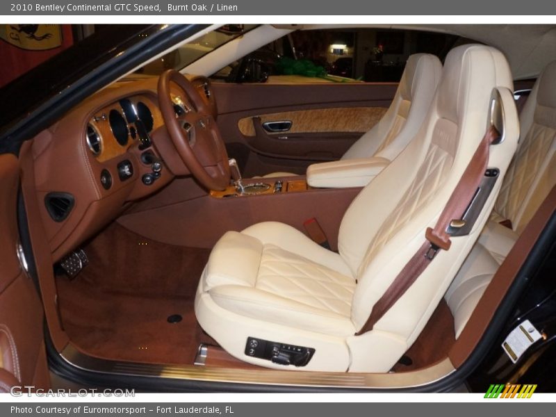 Burnt Oak / Linen 2010 Bentley Continental GTC Speed