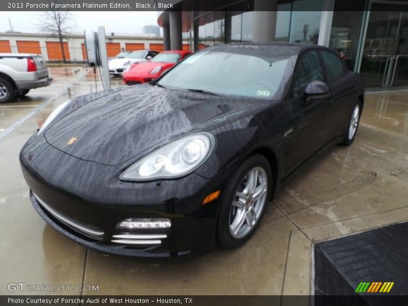 Black / Black 2013 Porsche Panamera Platinum Edition