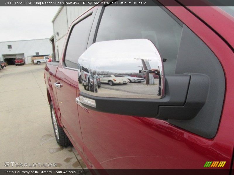 Ruby Red Metallic / Platinum Brunello 2015 Ford F150 King Ranch SuperCrew 4x4