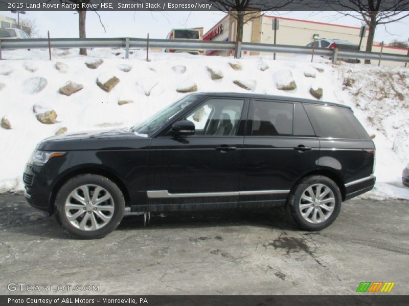 Santorini Black / Espresso/Ivory 2015 Land Rover Range Rover HSE