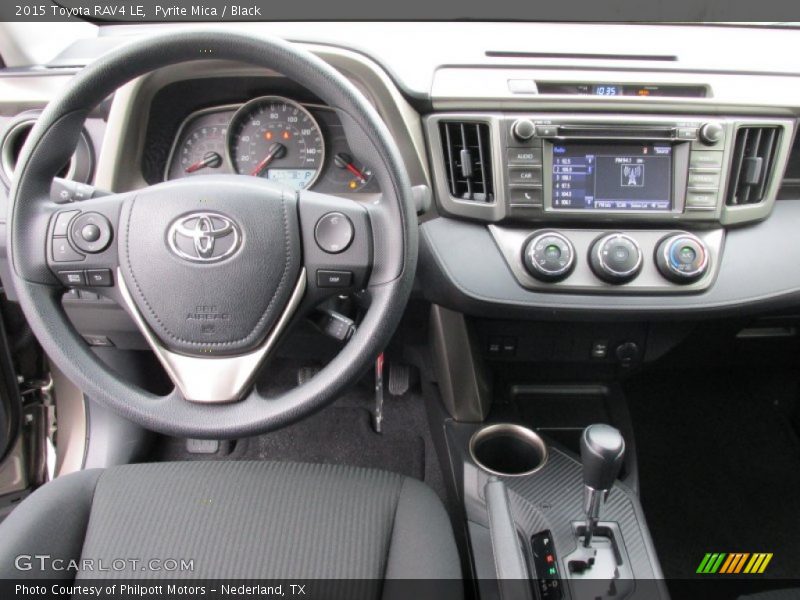 Dashboard of 2015 RAV4 LE