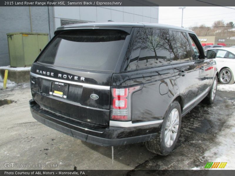 Santorini Black / Espresso/Ivory 2015 Land Rover Range Rover HSE